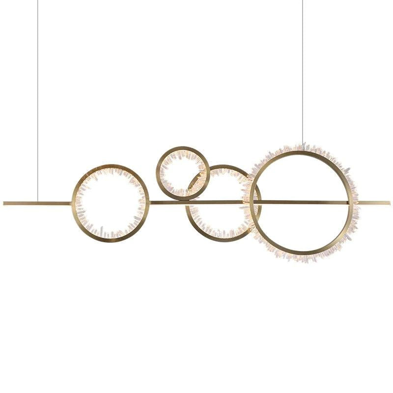 Rock Crystal Gear Chandelier - Calmoxve