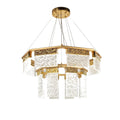 Aimee 2-Tier Round Down-Light Chandelier