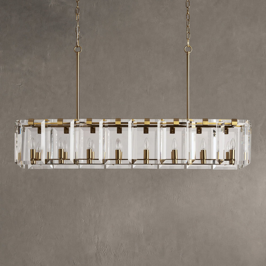 Amarelle Rectangular Chandelier 12/16 Light