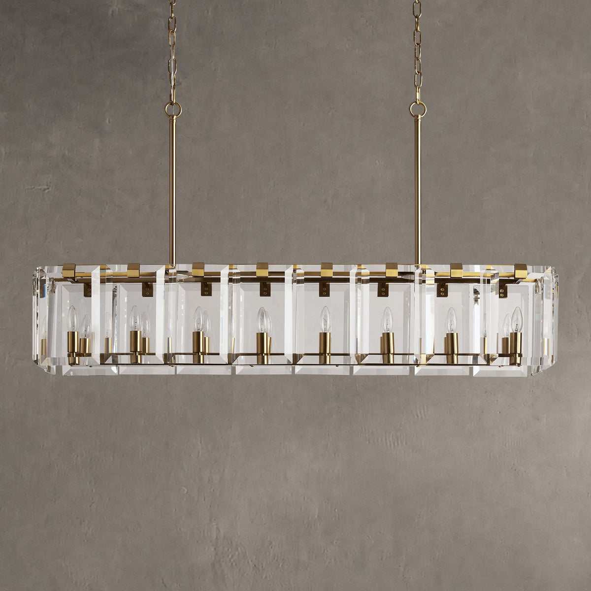 Amarelle Rectangular Chandelier 12/16 Light