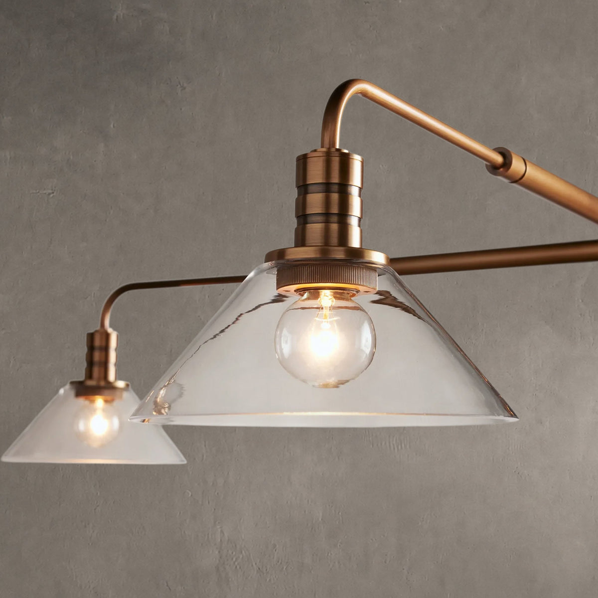 Torvane Glass Round Chandelier 30'' 52''