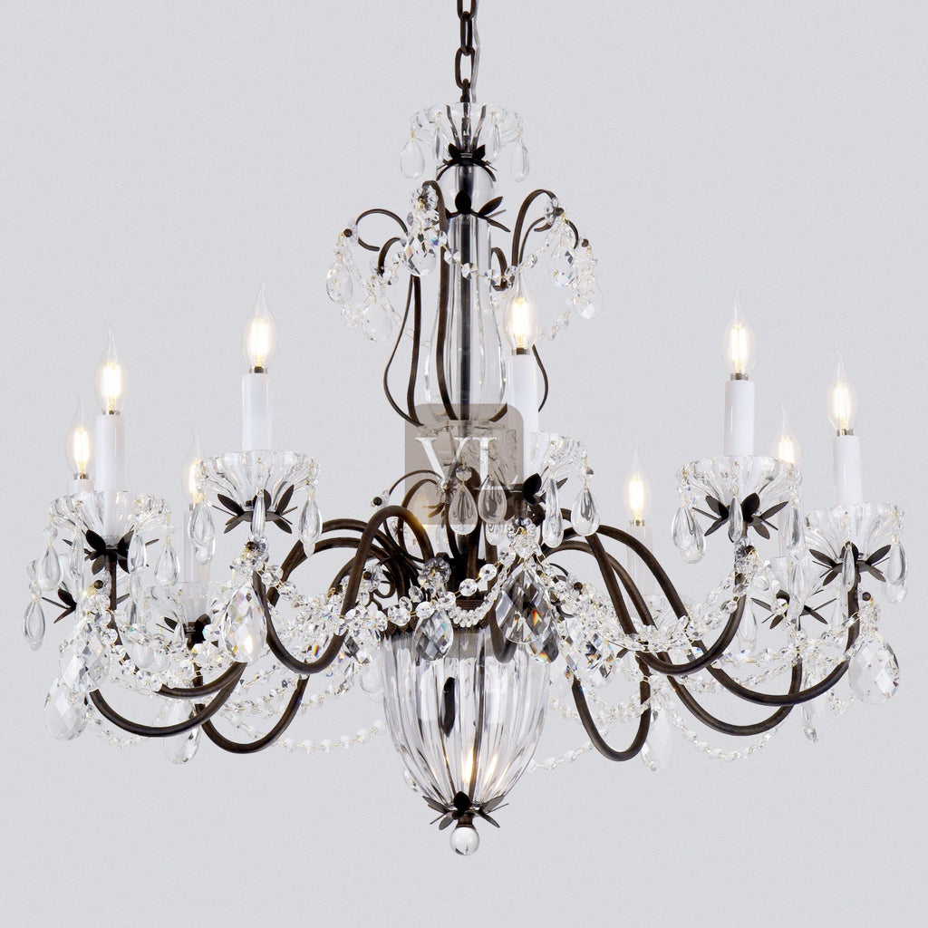 Victorian Crystal Chandelier
