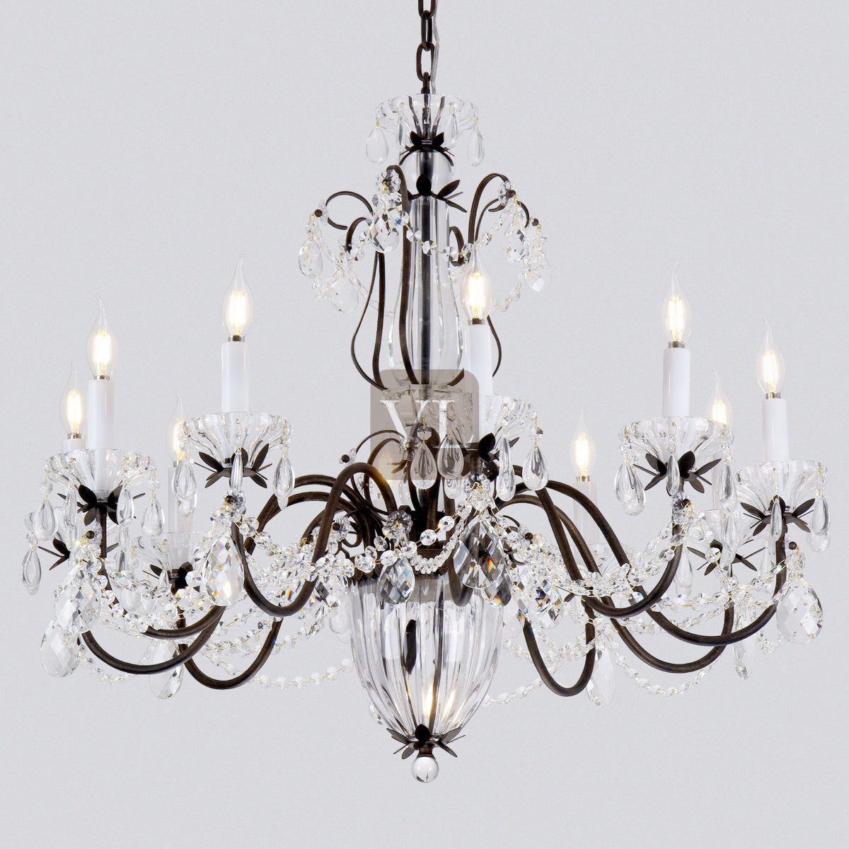 Victorian Crystal Chandelier