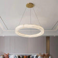 Alabaster Round Modern Pendant