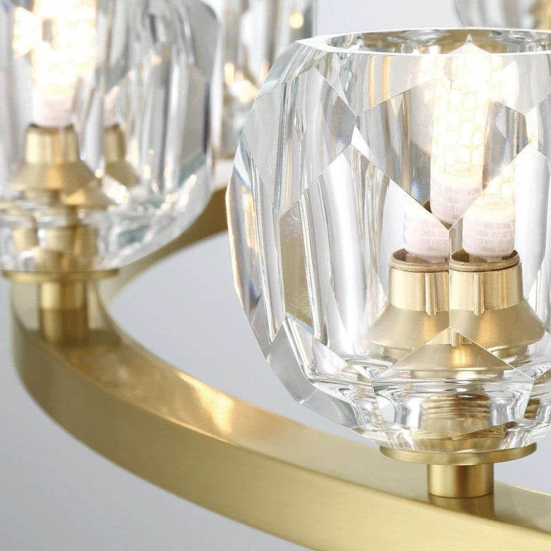 Agron 10 Light Crystal Chandelier