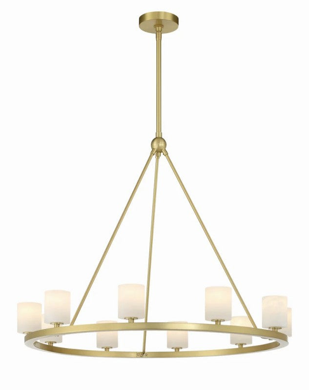 Agron 10 Light Alabaster Chandelier