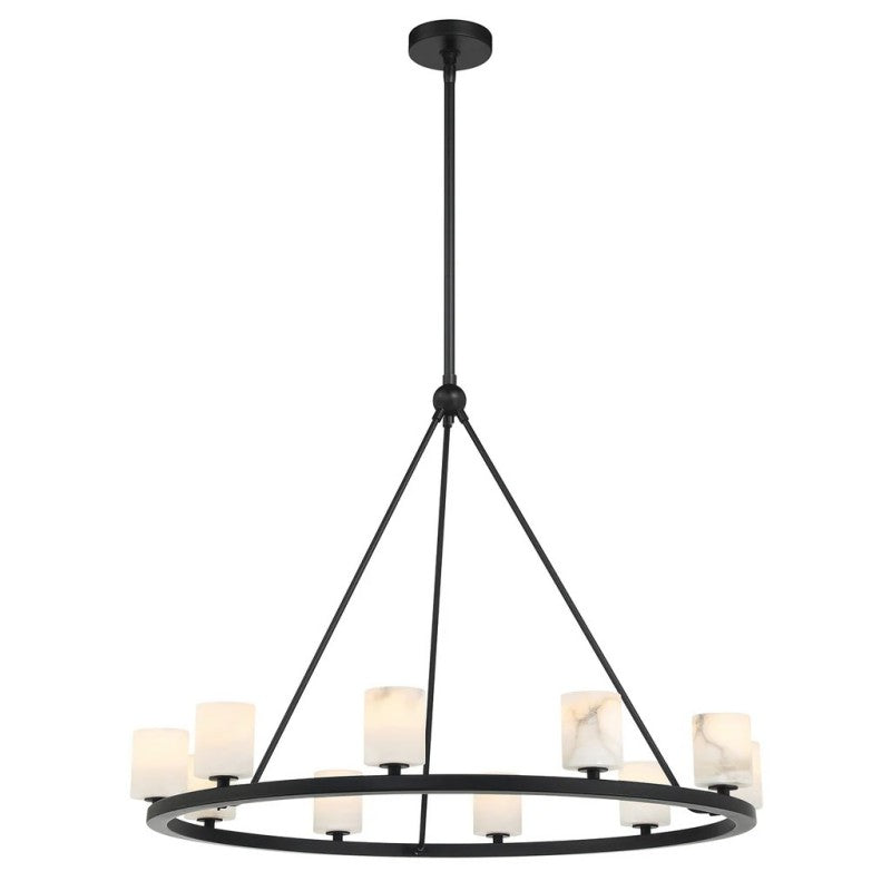 Agron 12 Light Alabaster Chandelier