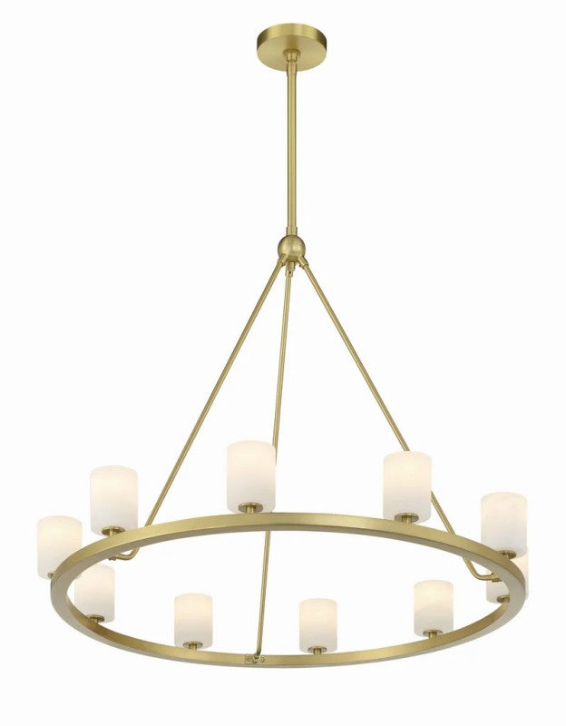 Agron 12 Light Alabaster Chandelier