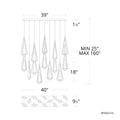 Devotion Linear Chandelier 14 Light