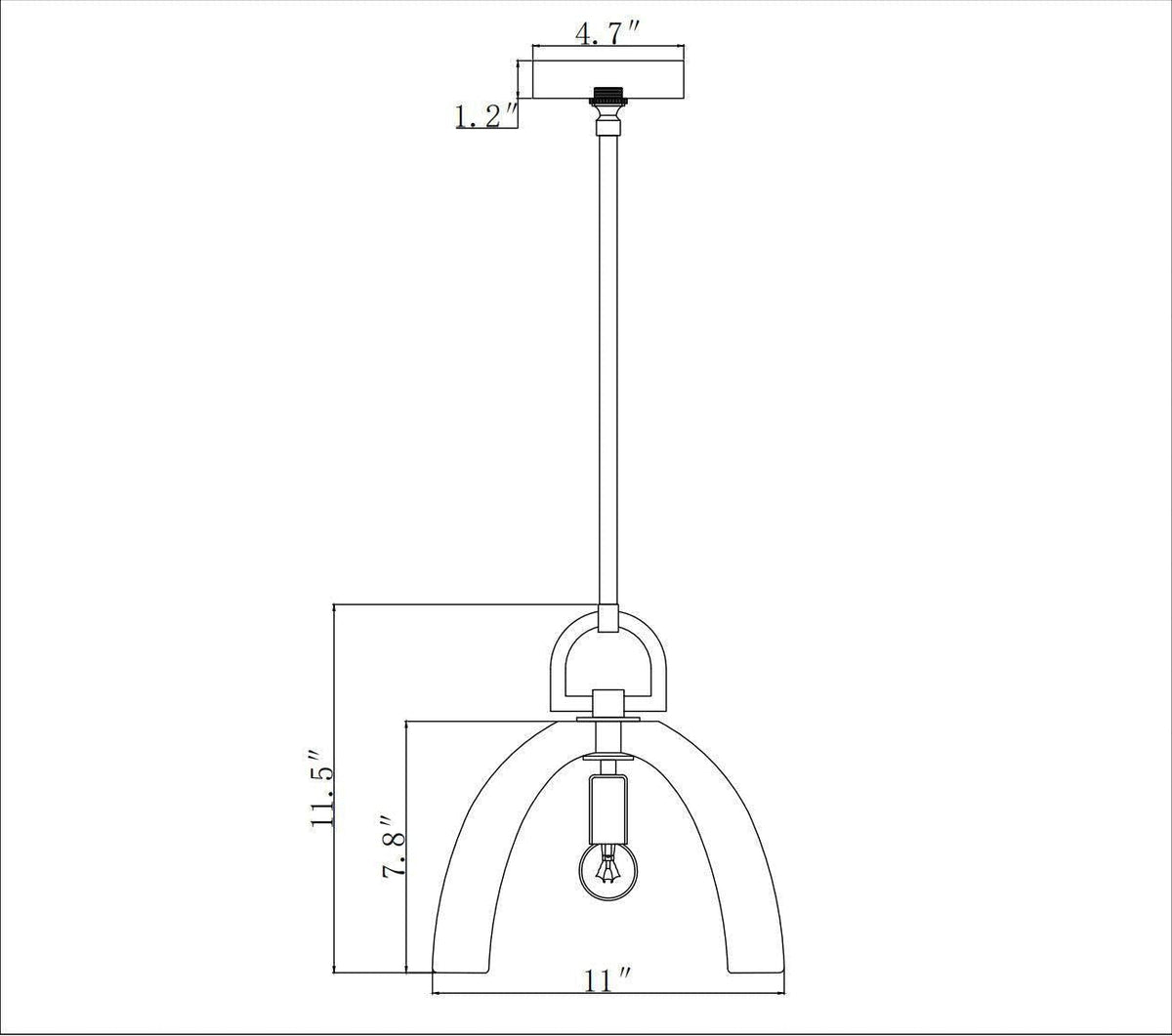 Botanyst Dome Pendant 7''11''14''