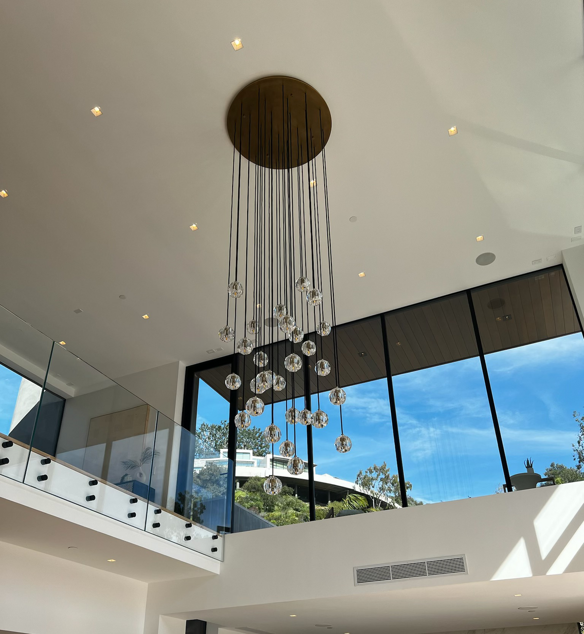 Bille De Crystal Cluster Round Chandelier 14''19''24''30''40"