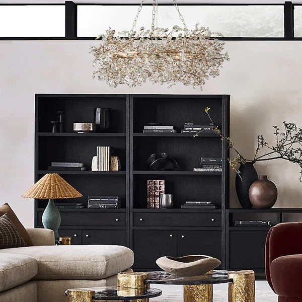 Roselle Crown Chandelier 39" 48" 60"