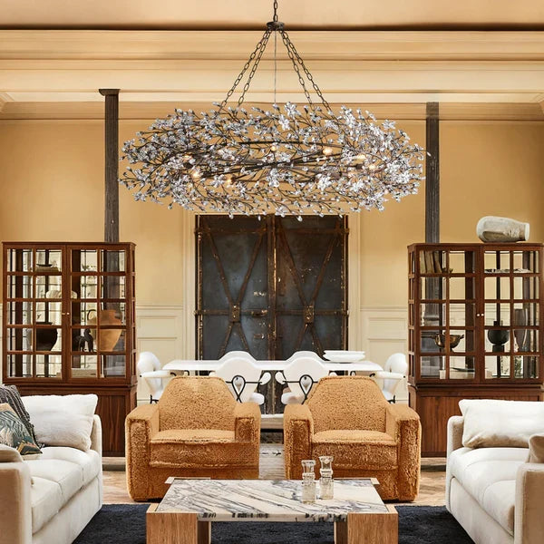 Roselle Crown Chandelier 39" 48" 60"