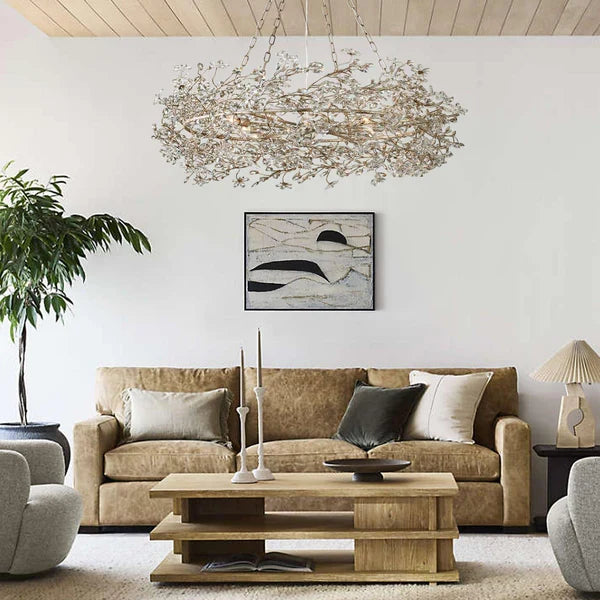 Roselle Crown Chandelier 39" 48" 60"