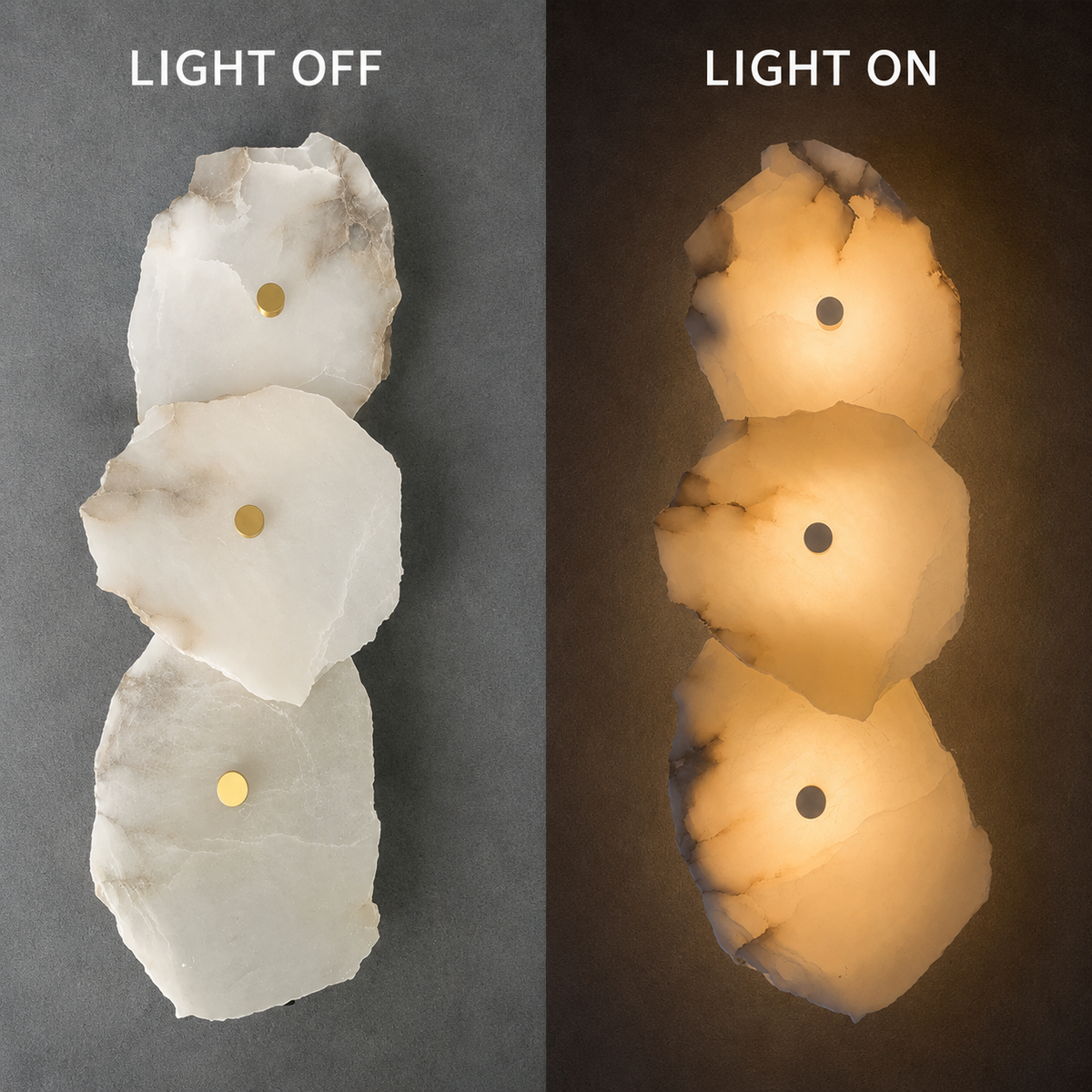 Wall Sconce  Spanish Alabaster Organic Modern