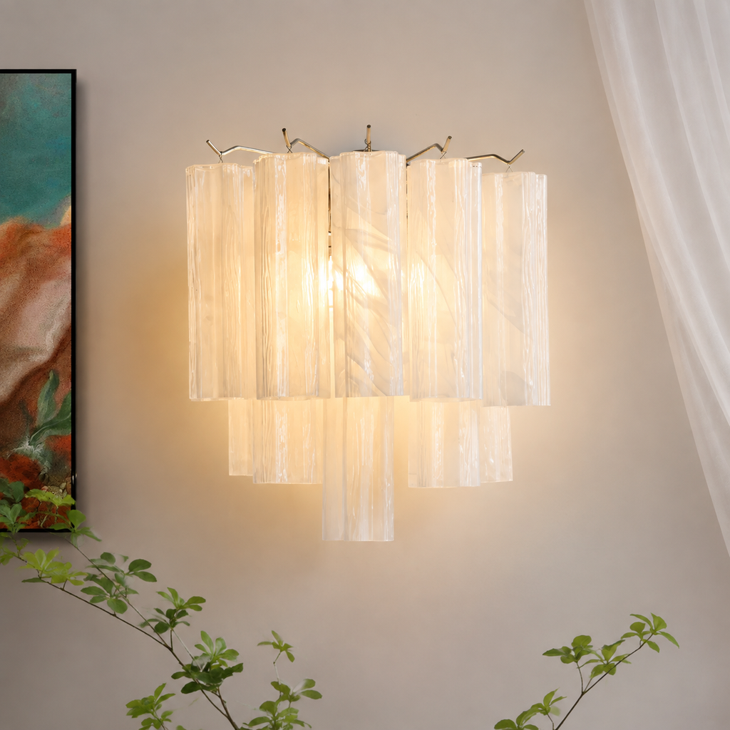 Wall Sconce Murano-Style Glass