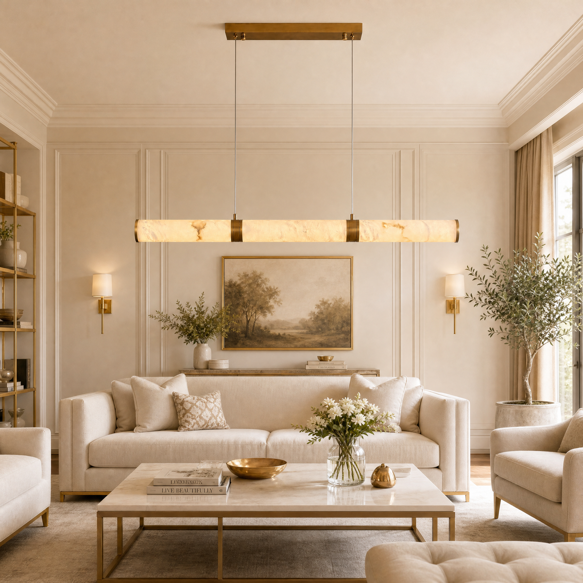Pendant Light in a bedroom