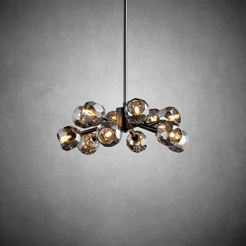 Bille De Crystal Glass Round Chandelier 24"36"48"60"72"