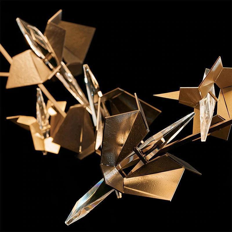 Elva Art Deco Crystal Chandelier