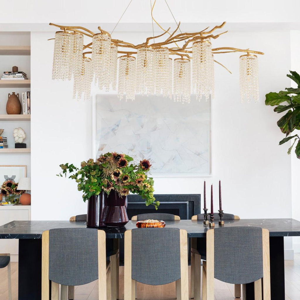 Forest Dawn Brass Chandelier - Vakkerlight