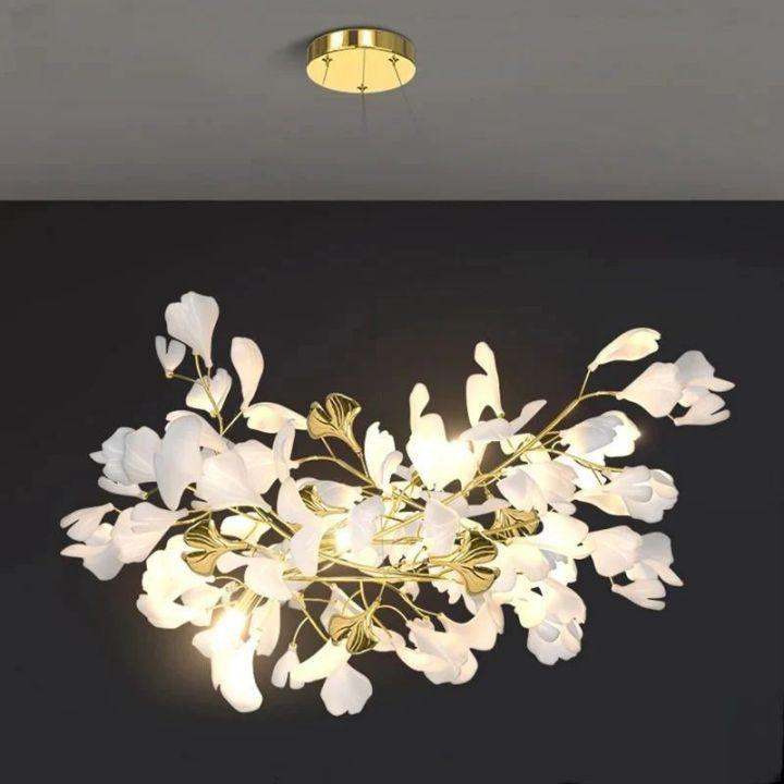 Ginkgo Branch Chandelier