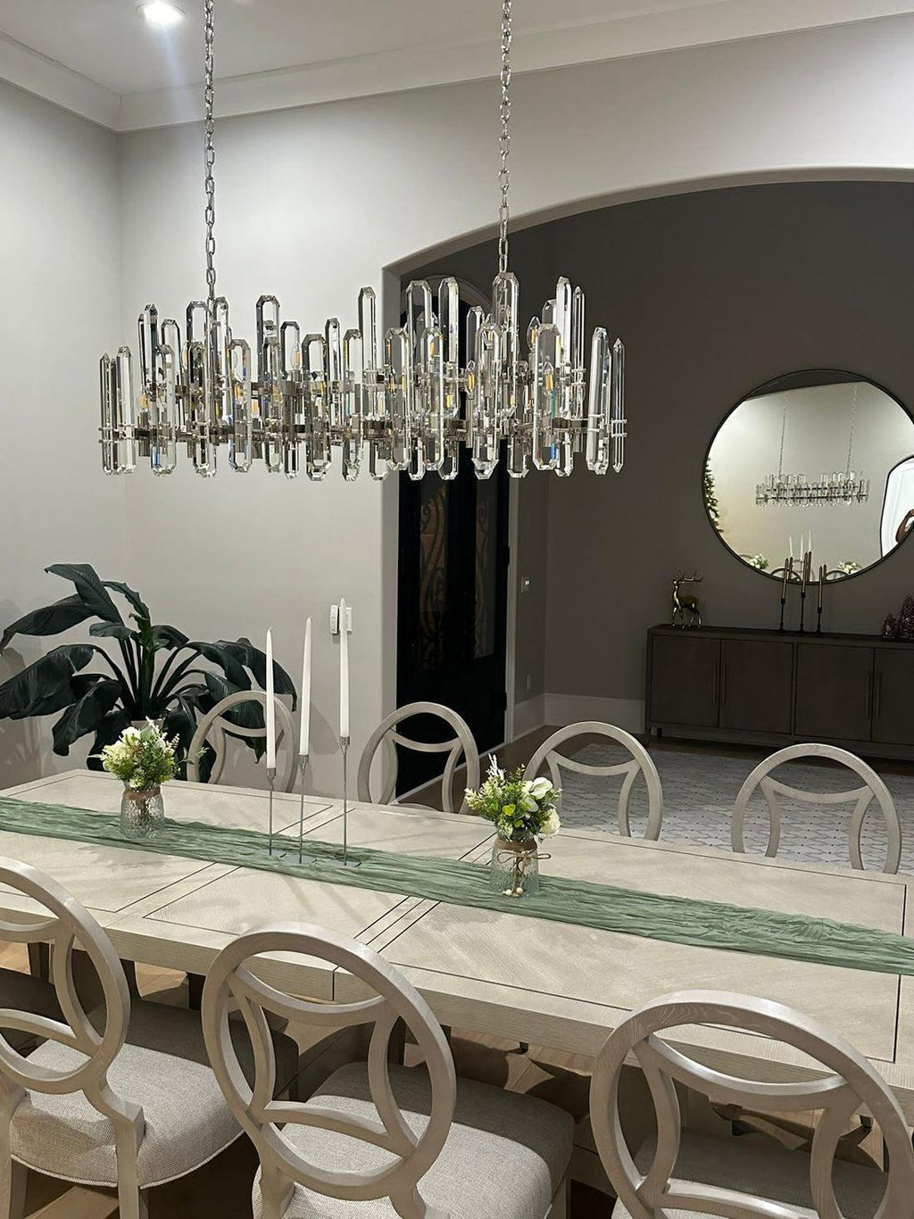 Bonington Rectangular chandelier 54” 72"