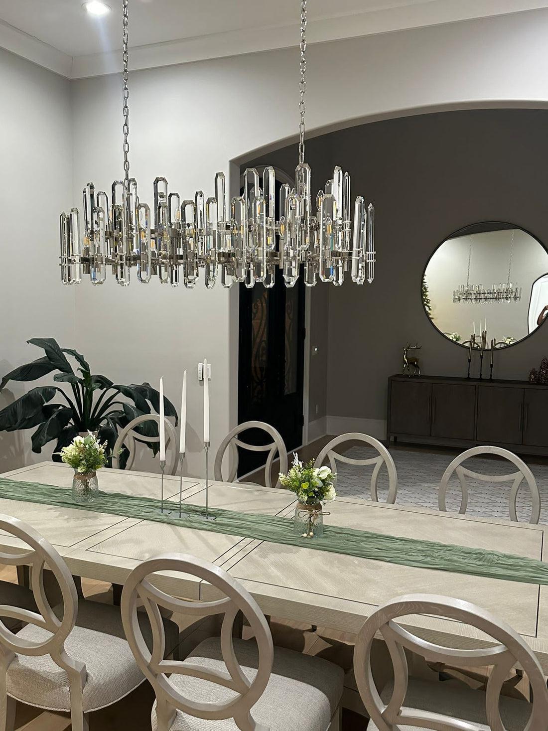 Bonington Rectangular chandelier 54” 72"
