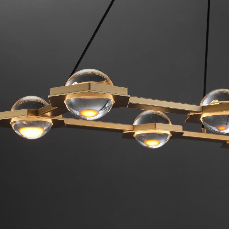 Eclatamt Linear Chandelier 54''W 72''W