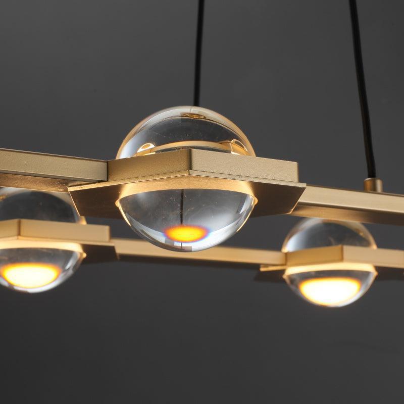 Eclatamt Linear Chandelier 54''W 72''W
