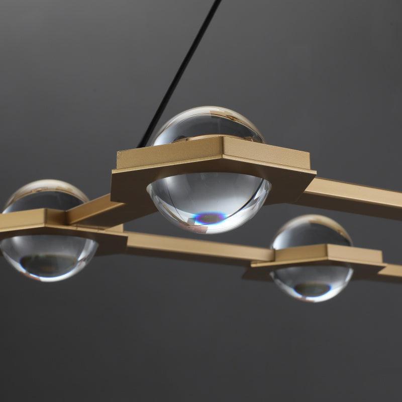 Eclatamt Linear Chandelier 54''W 72''W