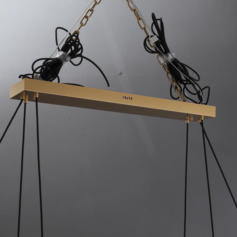 Eclatamt Linear Chandelier 54''W 72''W