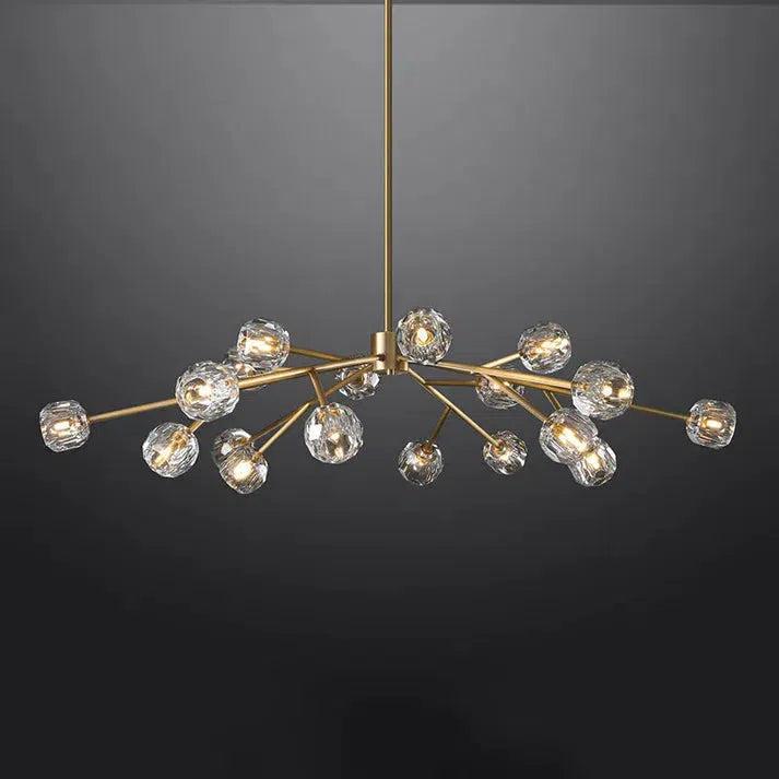 Bille De Crystal Glass Round Chandelier 24"36"48"60"72"