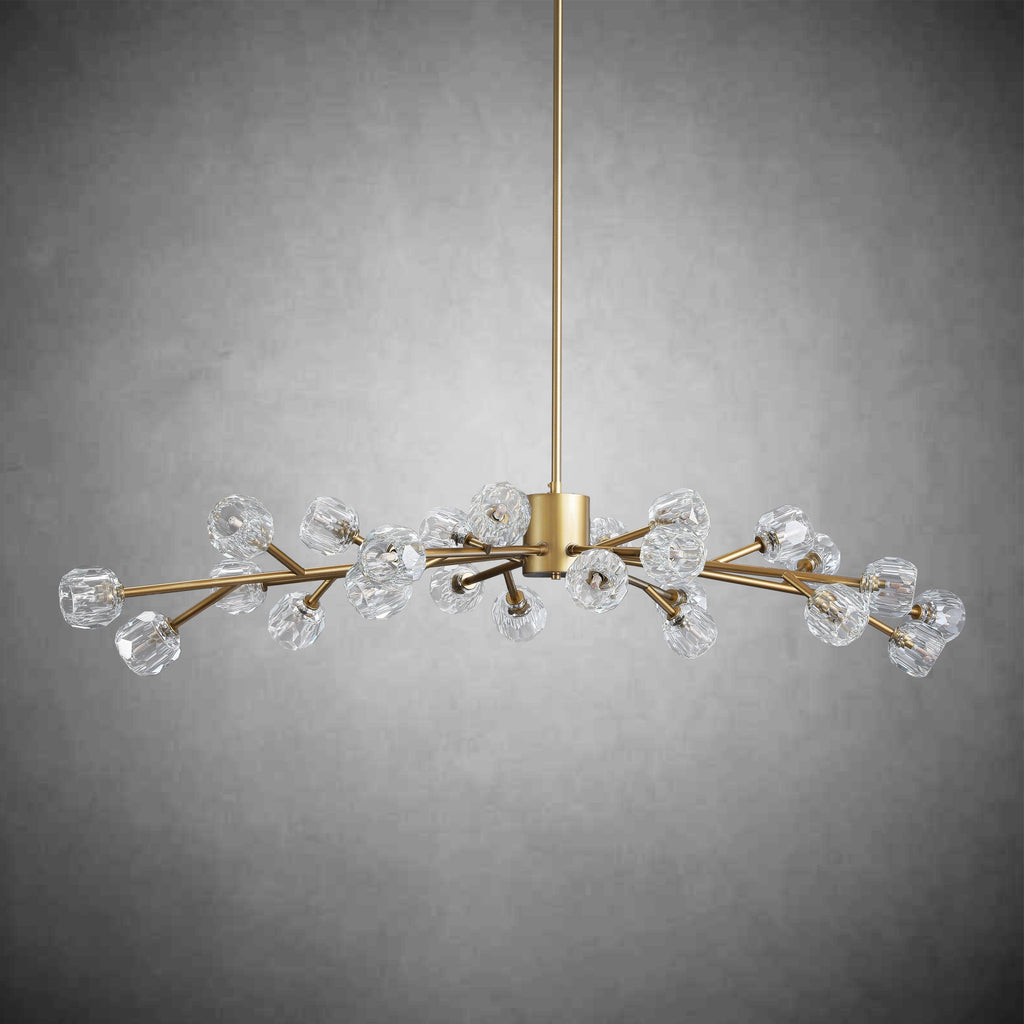 Bille De Crystal Glass Round Chandelier 24"36"48"60"72"