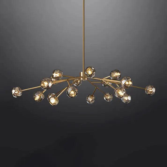 Bille De Crystal Glass Round Chandelier 24"36"48"60"72"