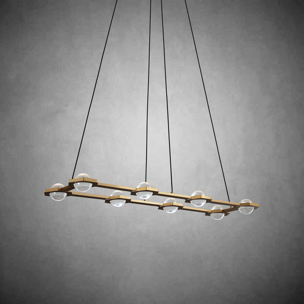 Eclatamt Linear Chandelier 54''W 72''W