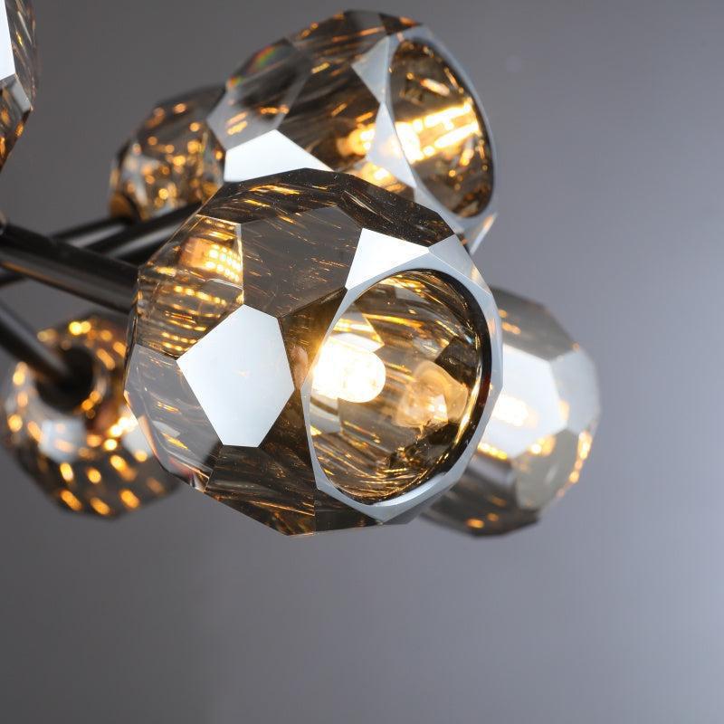 Bille De Crystal Glass Round Chandelier 24"36"48"60"72"