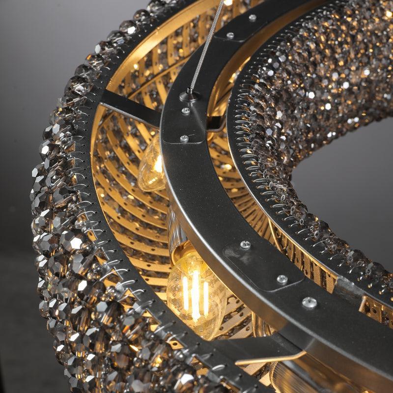 Halos Crystal Round LED Chandelier 32"41''59''72''