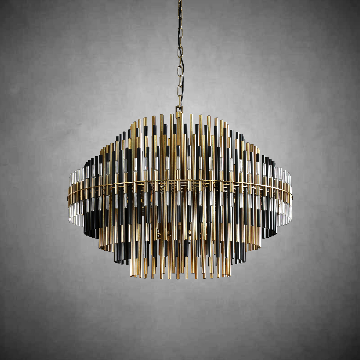 Emila Burnished Brass Chandelier 24''32''42''