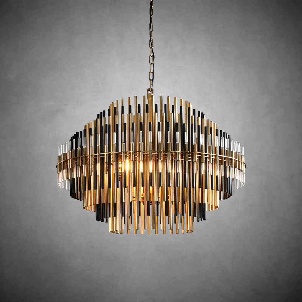 Emila Burnished Brass Chandelier 24''32''42''