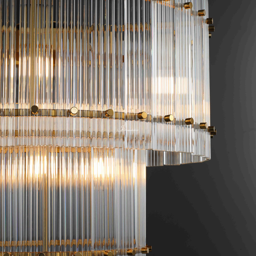 Sun Marcus 2-Tier Round Chandelier 22"
