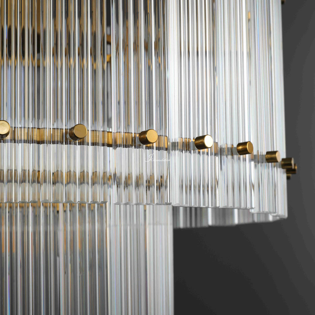 Sun Marcus 2-Tier Round Chandelier 22"