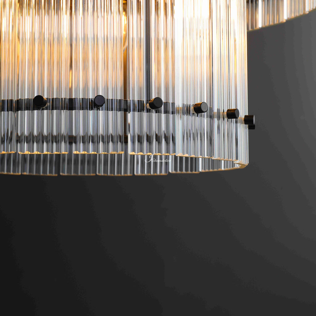 Sun Marcus 2-Tier Round Chandelier 37"