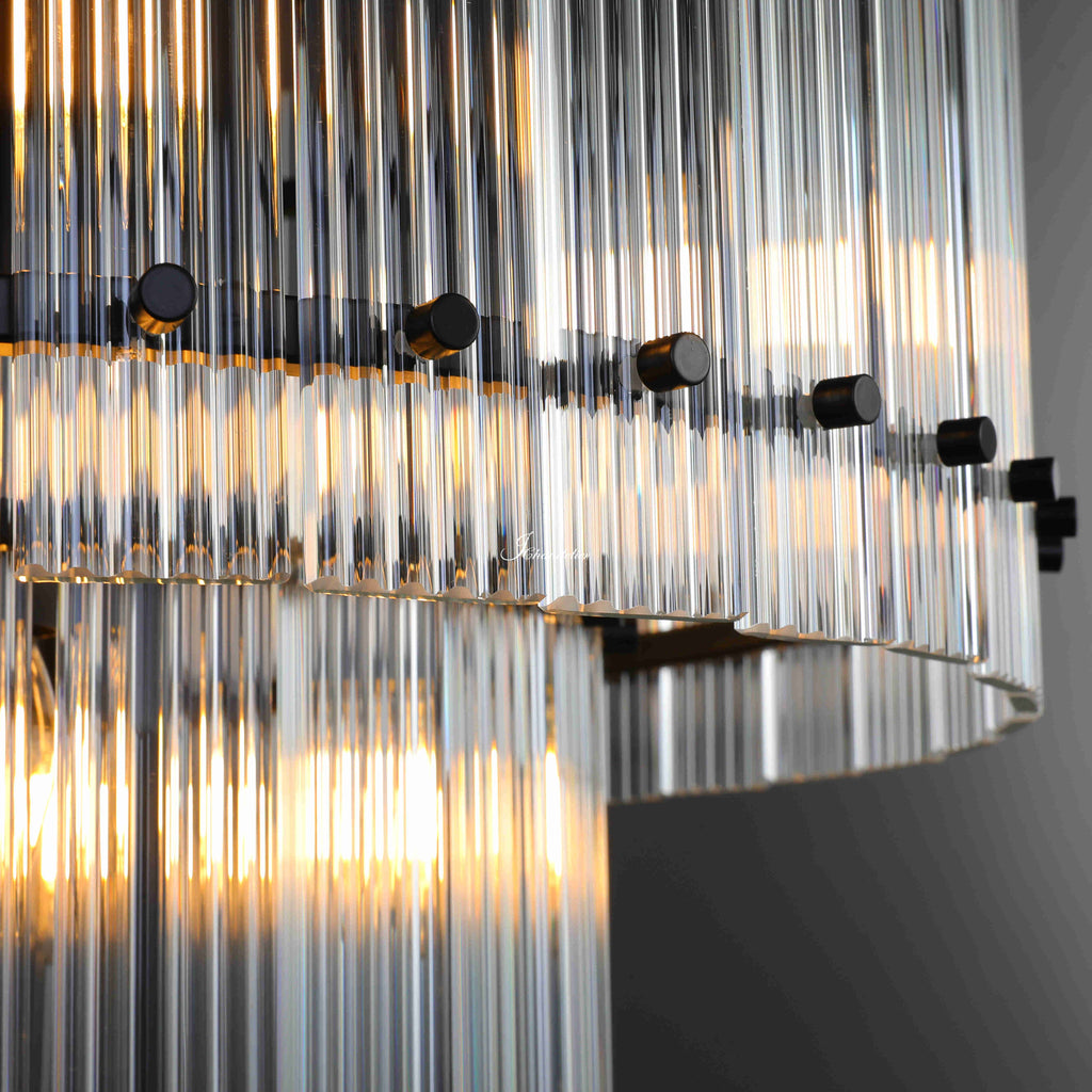Sun Marcus 2-Tier Round Chandelier 37"