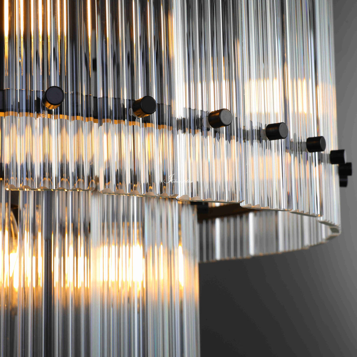 Sun Marcus 2-Tier Round Chandelier 37"