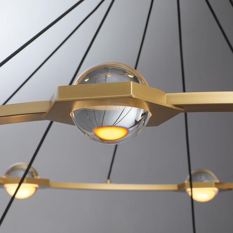 Eclatamt 2-Tier Round Chandelier 48'' 60"