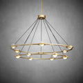 Eclatamt 2-Tier Round Chandelier 48'' 60"