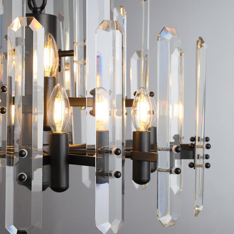 Bonington Crystal Round Chandelier 24"36''48''