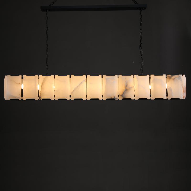 Harlew Calcite Rectangular Chandelier 42"54''62''74''