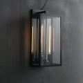 Baker Outdoor Square Lantern Wall Sconce 21"