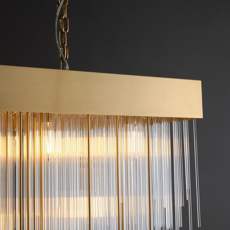 Casa Rectangular Chandelier 54"